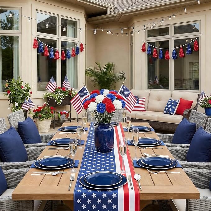 I00000 150Pcs Blue Plastic Plates,Hanukkah Plastic Plates,Navy Blue Disposable Plates with Silverware include 30 Dinner Plates10.25,30 Dessert Plates10.25,90 Silver Silverware Set for Party