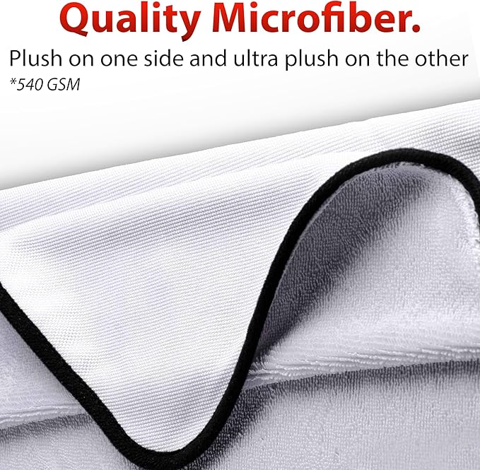 Adam's Polishes Ultra Plush Drying Towel (6 Pack)