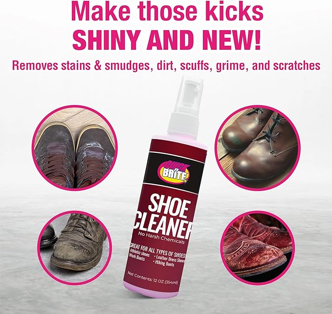 Quick 'n Brite Eco-Friendly Cleaning Supplies Kit - All Purpose Cleaner with Cleaning Paste & Concentrate - Non-Toxic, Powerful Cleaner Includes Sponge - Versatile Solution for Home & Office
