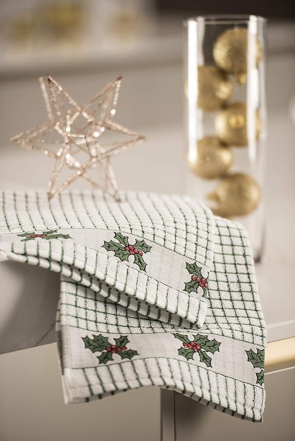 Samuel Lamont Poli Dri Tea Towels - Set of 3 100% Cotton 27.5 x 19 Inch