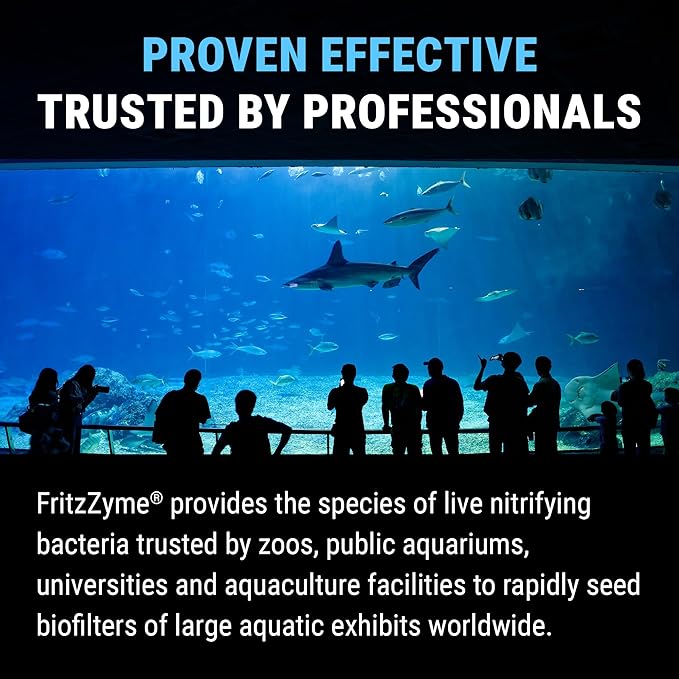 Fritz Aquatics FritzZyme 9 Live Nitrifying Bacteria Naturally Removes Amonia & Nitrite for Saltwater Fish (64-Ounce)
