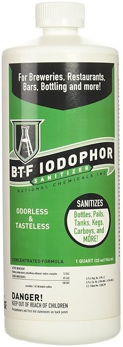 BTF® Iodophor Sanitizer 32 oz