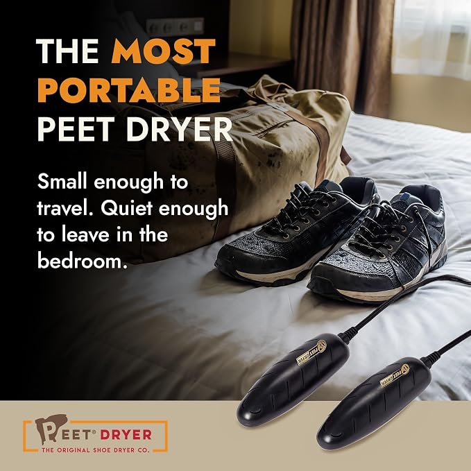 PEET, Power Cell Shoe and Boot Dryer, Portable & Lightweight Shoe Dryer, Silent & Energy Efficient