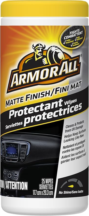 25 Pack Matte Finish Protectant Car Wipes