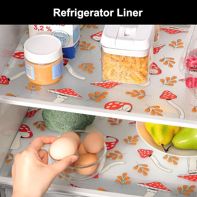 Cooyes Shelf Liner – Non-Slip Cabinet & Drawer Liner for Kitchen – Non-Adhesive Waterproof Shelf Paper with Modern Pattern – Durable EVA Cabinet Mat – Easy to Cut (Burgundy,11.8" W x 118" L)