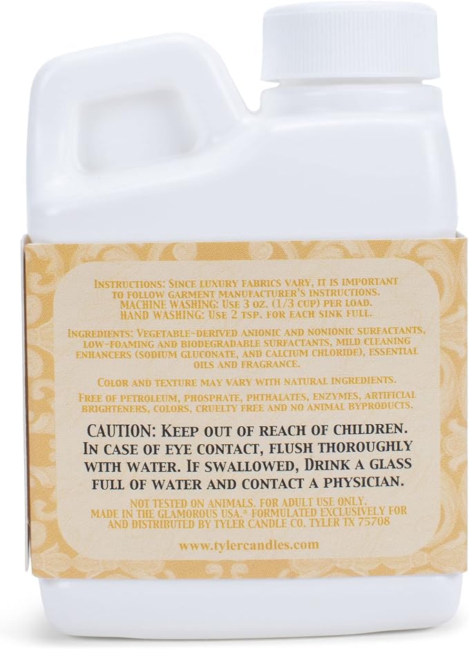 Tyler Glamorous Wash 4 ounce Fine Laundry Detergent Pack of 4, Kathina
