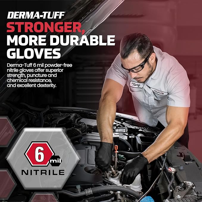 SAS Derma-Tuff Powder Free Nitrile