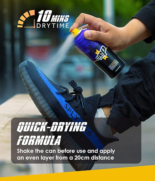 Crep Protect Shoe Protector Spray - Rain & Stain Waterproof Nano Protection for Sneaker, Leather, Nubuck, Suede & Canvas (Pack of 2)