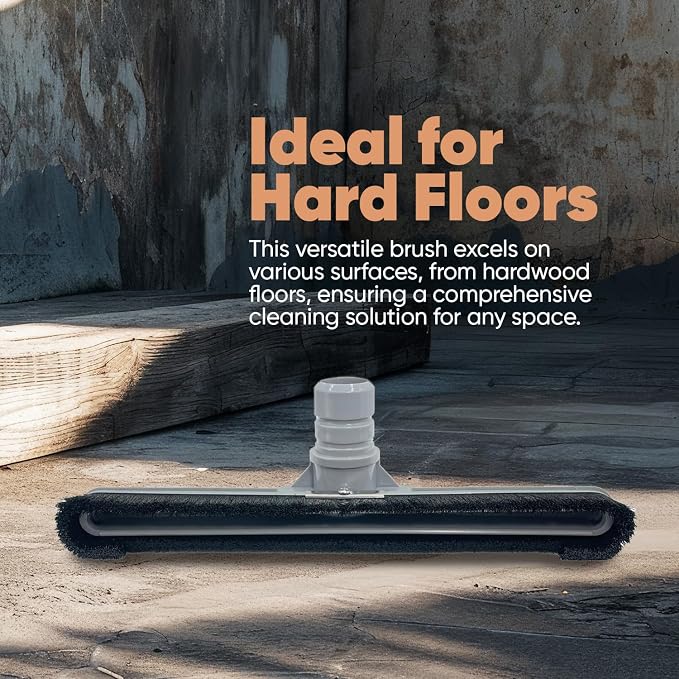Replacement Floor Tool Compatible with ProTeam Vacuum Backpack and Hoover Vacuum – 14" Hard Surface Brush for Commercial Cleaner – Fits Super Coach Pro, C2401, Shoulder Vac Pro