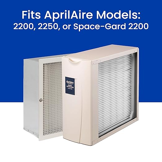 AprilAire 201 Replacement Furnace Filter for AprilAire or Space-Gard 2200 or 2250 Whole-House Air Purifiers - MERV 10, 20x25x6 Air Filter (Pack of 4)