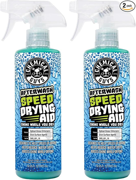 Chemical Guys CWS_801_16 After Wash Sprayable Gloss Boosting Car Wash Drying Aid (Helps Reduce Water Spots), 16 fl. Oz (Pack of 2)