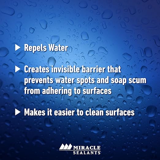 Miracle Sealants 511 Glass Tile & Shower Door Sealer Glass Surface Cleaner Spray, 16 oz