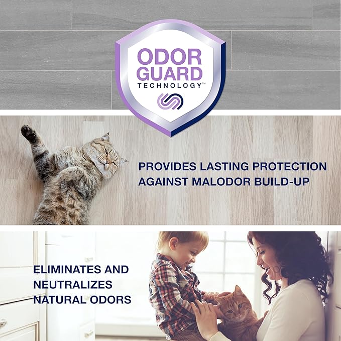 Bona Pet System Bundle for Cats - Includes Premium Pet Microfiber Mop for Multi-Surface Floors + Pet System Microfiber Sweeping Pad + Floor Cleaner, Cat Formulation 32 fl Oz