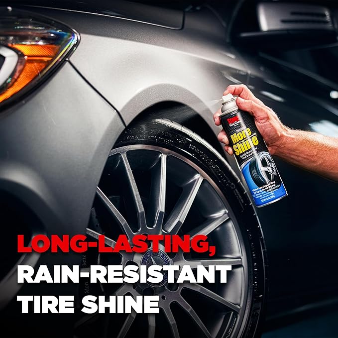 Stoner Car Care 91044-4PK Original More Shine Tire Shine Spray – Tire Dressing Restores Deep Matte Black Finish with Long-Lasting Rain-Resistant Protection, Dry-to-Touch – 12 oz (Pack of 4)