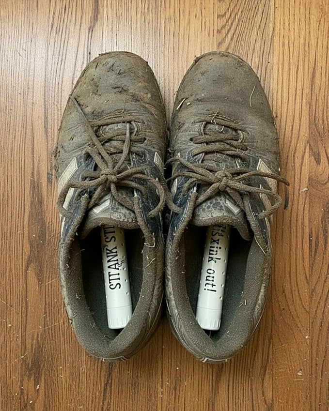 Glovestix StankStix Solos Shoe Deodorizer and Odor Eliminator for Shoes, Boots, Smelly Gym Bags, Boxing, Lacrosse, Soccer & Hockey Gear, Non-Toxic