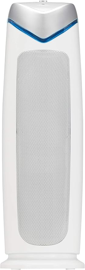GermGuardian HEPA Air Purifier - Large Room Air Purifier for Bedroom, Office, Dorm, and Home - Filters Pet Dander, Dust, Pollen, Smoke, Scents - AC4825W2PK - 22" Tower - White - 2-Pack