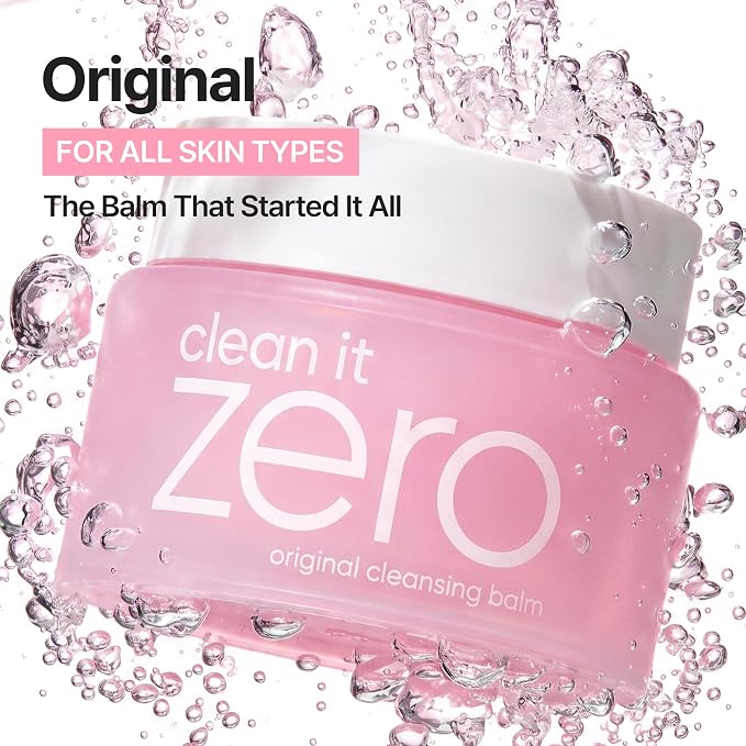 BANILA CO Clean it Zero Original Cleansing Balm | Korean Makeup Remover, Cleansing Oil, Facial Cleanser for All Skin Types | Vegan | Made with Acerola Berry & Vitamin C (100ml / 3.38 fl. oz)