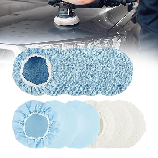 2 Set Car Wax Applicator Pads Car Polisher Pads for Waxing Coatings Polishing (2 Set (Multi))