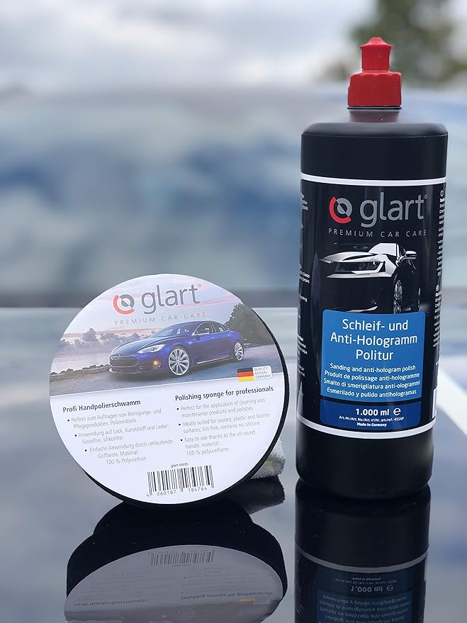 Glart 45SAP Polishing and Anti-Hologram Car and Paintwork Polish, 1,000 ml