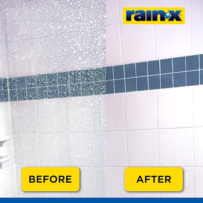 Rain-X 630544 X-Treme Clean Shower Door Cleaner, 12 Fl. Oz, Formulated To Glass Doors - Removes Soap Scum, Dirt, Hard Water Build-up, Calcium, Lime & Rust Stains (Pack of 2)