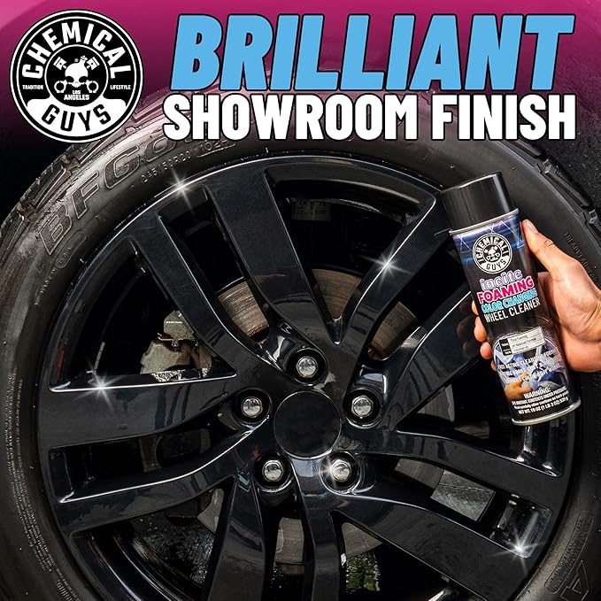 Chemical Guys Incite Foaming Color Changing Wheel Cleaner (Aerosol) (2 Pack) – Iron-Activated Foaming Spray for Brake Dust & Wheel Decontamination
