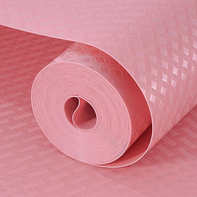 Shelf and Drawer Liner for Kitchen Cabinet, Non-Adhesive 18in x 240in Waterproof Contact Paper Refrigerator Liners Thickened Durable EVA Material Non Slip Mat for Dresser Cupboard Pantry Protector