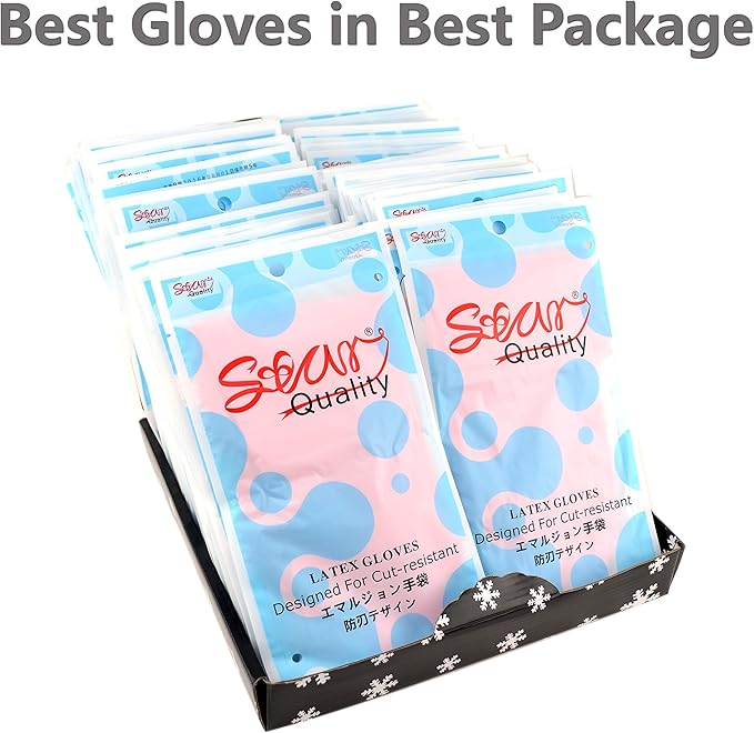 Star Gloves Cut Resistant long-lasting Latex Cleaning Gloves Reusable Kitchen Gloves durable Dishwash