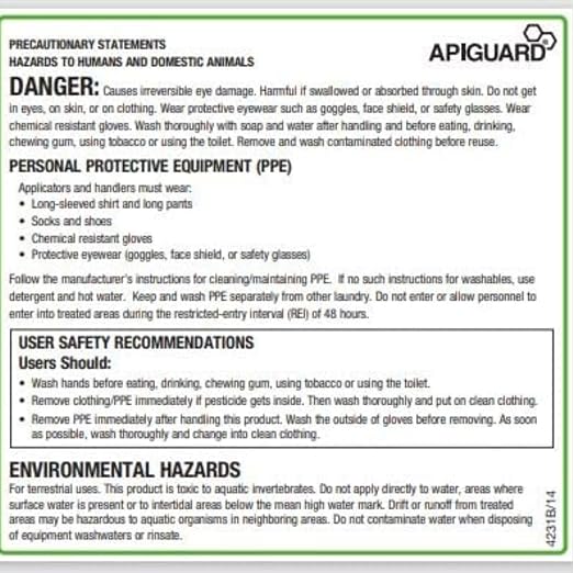 Apiguard – Natural Varroa Mite Treatment for Honey Bee Hives – 10 x 50g Thymol Gel Trays – Easy Application, Beekeeper-Trusted, Bee-Friendly, Plant-Based Protection