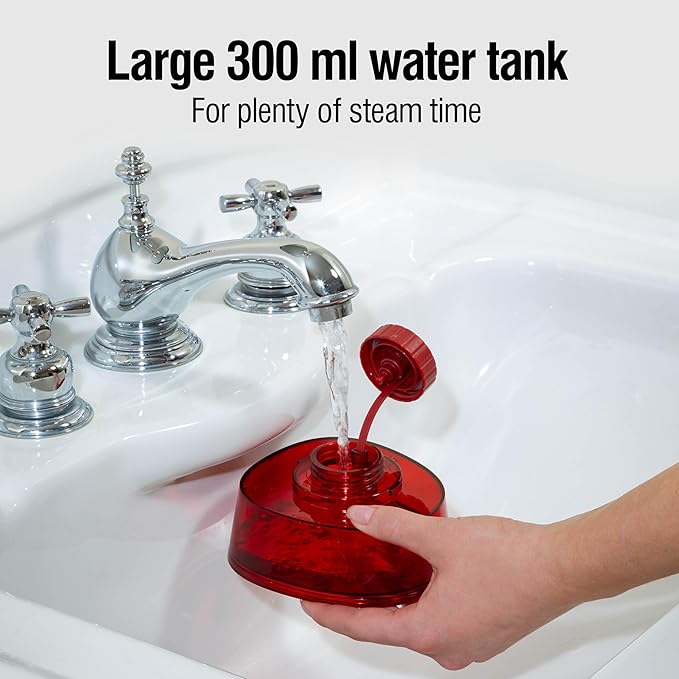 CHI Handheld Garment Steamer for Clothes, 1600W, 20-Minutes Steam Time, 300ml Water Tank, 2 Steam Modes, Portable, Fabric Brush, Ergonomic Handle, 10' Cord