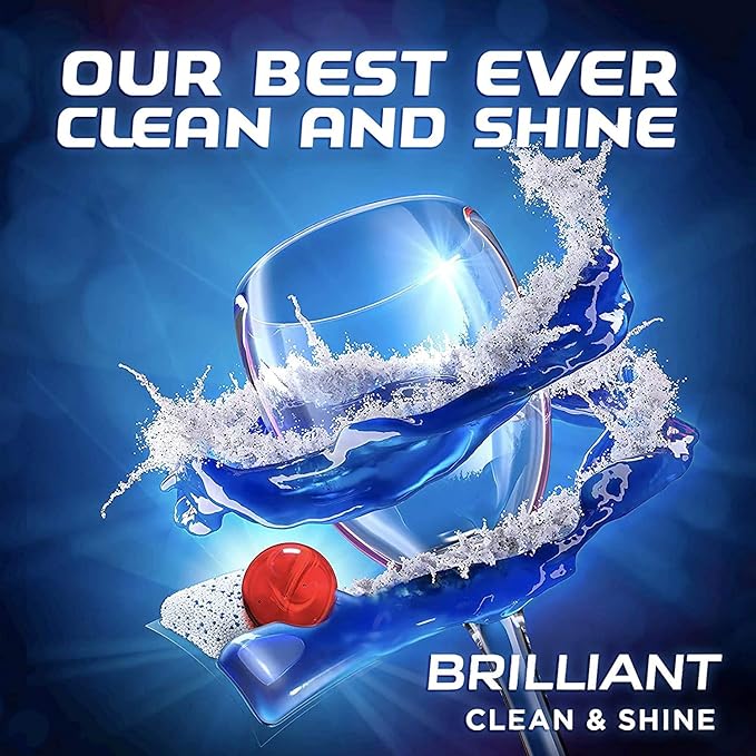Finish Quantum Infinity Shine - 70 Count - Dishwasher Detergent - Powerball - Our Best Ever Clean and Shine, Dishwashing Tablets & Jet-Dry Rinse Aid, 8.45oz, Dishwasher Rinse Agent & Drying Agent