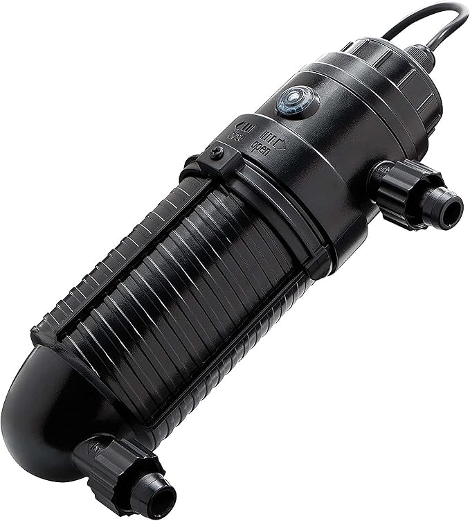 Coralife Aquarium Fish Tank Marine Salt Water Turbo-Twist UV Sterilizer 3X, For up to 125 Gallons