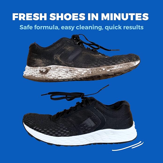 Shoozas Shoe Cleaner Kit – Mess-free, Powerful, and Delicate Shoe Cleaning Kits, Quick Dry, Non-Toxic, Safe on all Materials.