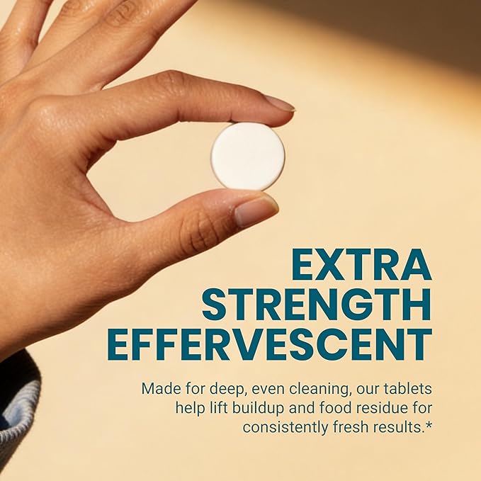 Coffee and Tea Retainer Cleaner Tablets, Removes Odors, Stains, and Plaque, 4-Month Supply, Denture Cleanser for Caffeine Enthusiasts, 120 Tablets by M3