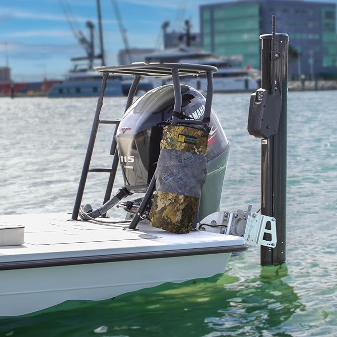 Mangrove Products: Portable Boat Trash Can, Reusable Trash Bag, Boating Equipment, Boat Storage, Boat Accessories Marine, Pontoon Boat Accessories, Fishing, Sandbar, RV, or Camping