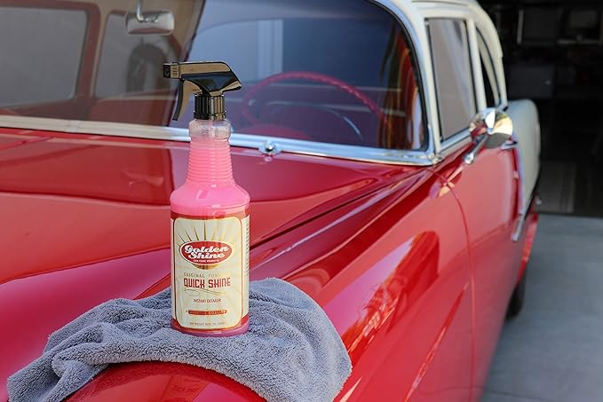 GOLDEN SHINE Quick Shine Instant Detail Spray, 32 Ounce Bottle Cleans and Shines Your Vehicle 10032
