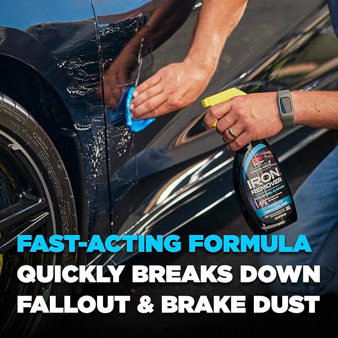 Stoner Car Care 92100 Iron Remover & Wheel Cleaner – Odorless Iron Fallout & Brake Dust Remover for Paint, Wheels & Glass – pH Balanced Rust Decontaminant – 22 fl oz