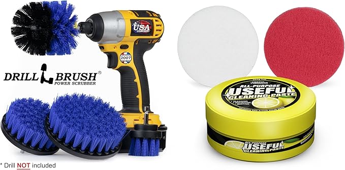 Household Items Multi Purpose Cleaner - Shower Glass Cleaner - Baseboard Cleaner - House Cleaning Supplies - Kitchen Cleaning Supplies - Stove Cleaner - Soap Scum Remover for Shower - Cabinet Cleaner