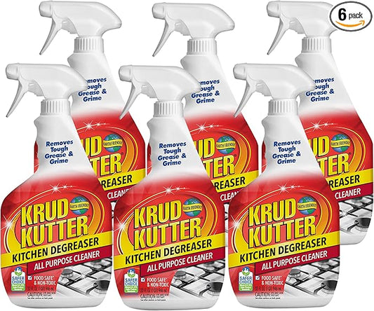 Krud Kutter 305373-6PK Kitchen Degreaser All Purpose Cleaner Spray, 32 oz, 6 Pack