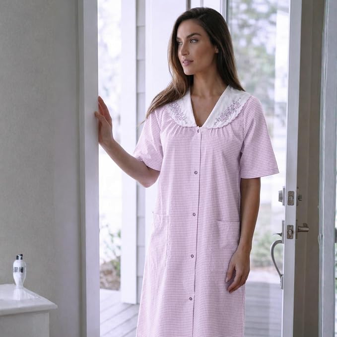 Dreamcrest Short Sleeve Duster Housecoat