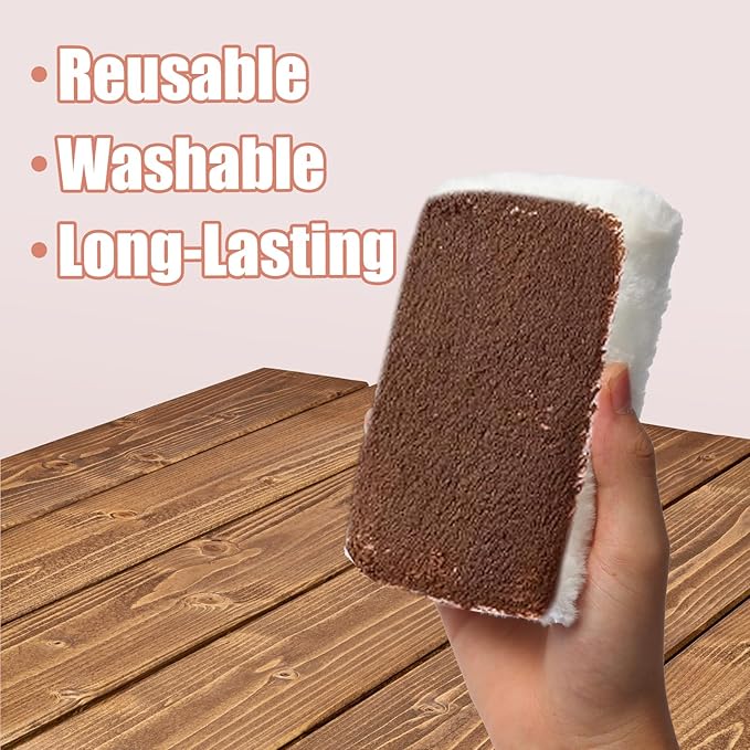 9 Pack Wood Stain Applicator Pads, Lint, Snag Free Applicator Pads,for Wood Stain and Oil Based Finishes Cleaning,Reusable Applicator, Staining Pads Set