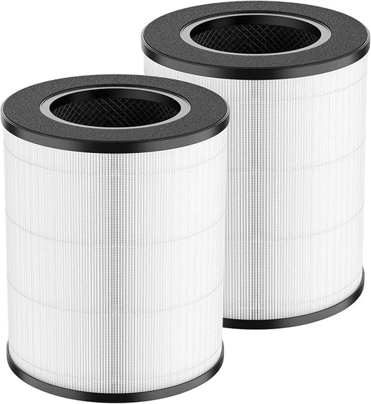 AP-T20 Replacement Filter Compatible with Homedics AP-T20 Air Purifier Filter, 3-in-1 Total Clean Tower Higher Grade Type Filters Replacement for AP-T20WT AP-T20BK, Part#AP-T20FL, 2 Pack