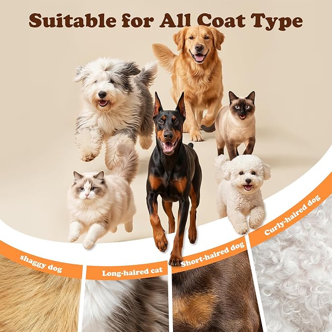 Rorhxia Steam Pet Brush Spray Refill Shampoo for Show Dog Cat, Oat Milk | Oat Milk, Deodorization, Pet Safe, Vet Approved, Soft Coat, Deep-Cleaning, pH-Balanced Formula