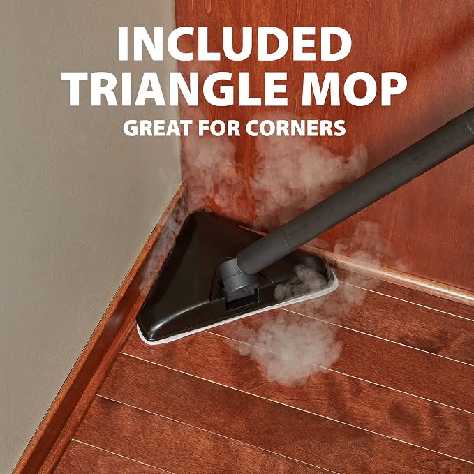 Wagner Spraytech 2494399 925e Elite Steamer Multi-Purpose Mop with 20 Accessories for Chemical-Free Steam Cleaning, Hardwood Floors, Tile, and More