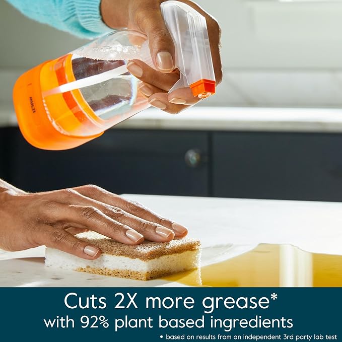 Grove Co. Multi-Purpose Cleaner Refills & Glass Bottle, Lemon & Eucalyptus | 2 refills and 1 Reusable Glass Bottle; Plant-based; No plastic waste; Ammonia & chlorine free; No Harsh Chemicals