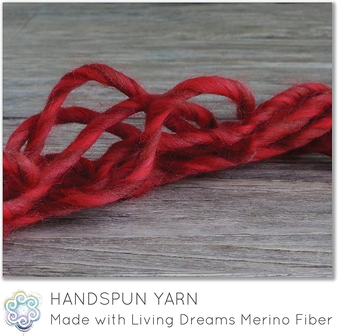 Living Dreams Yarn Festival Merino Wool Fiber. Colorful Combed top roving for Hand Spinning, Needle Felting, Wet Felting, soap Making and Dryer Balls. Roses