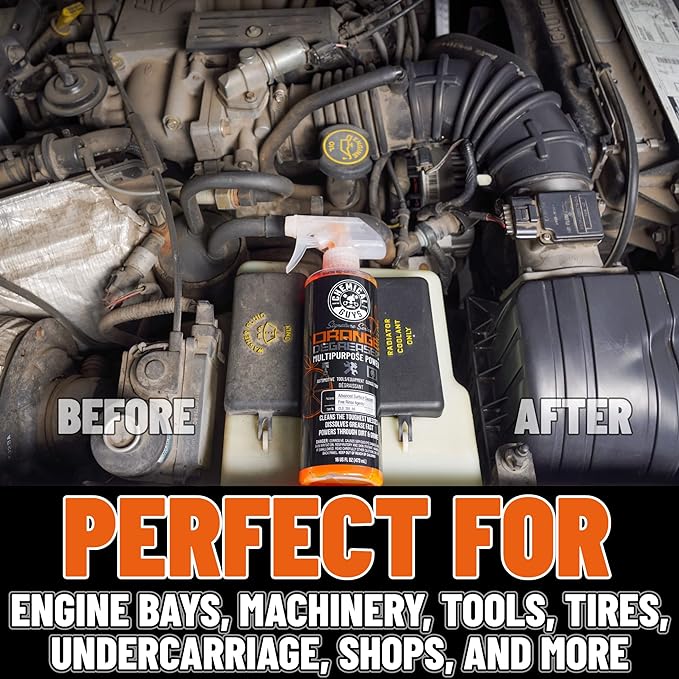 Chemical Guys CLD_201B Signature Series Orange Degreaser, Multipurpose Power, Safe for Cars, Trucks, SUVs, Motorcycles, RVs & More, 128 fl oz (1 Gallon) with 16 oz. Spray Bottle (2 Item Bundle)