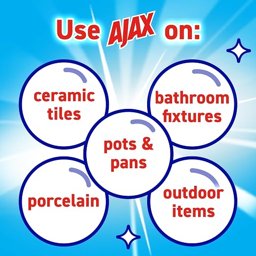 AJAX-14278 Professional Oxygen Bleach Powder Cleanser, Heavy Duty, Bulk Cleaner 21oz Can (Case of 24)