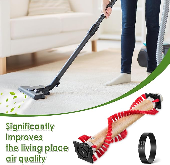 Landhoow 2 Roller Brushes, 6 Vacuum Belts, Replacement for Oreck XL Upright Vacuum Cleaner, Keep Home, Office Neat