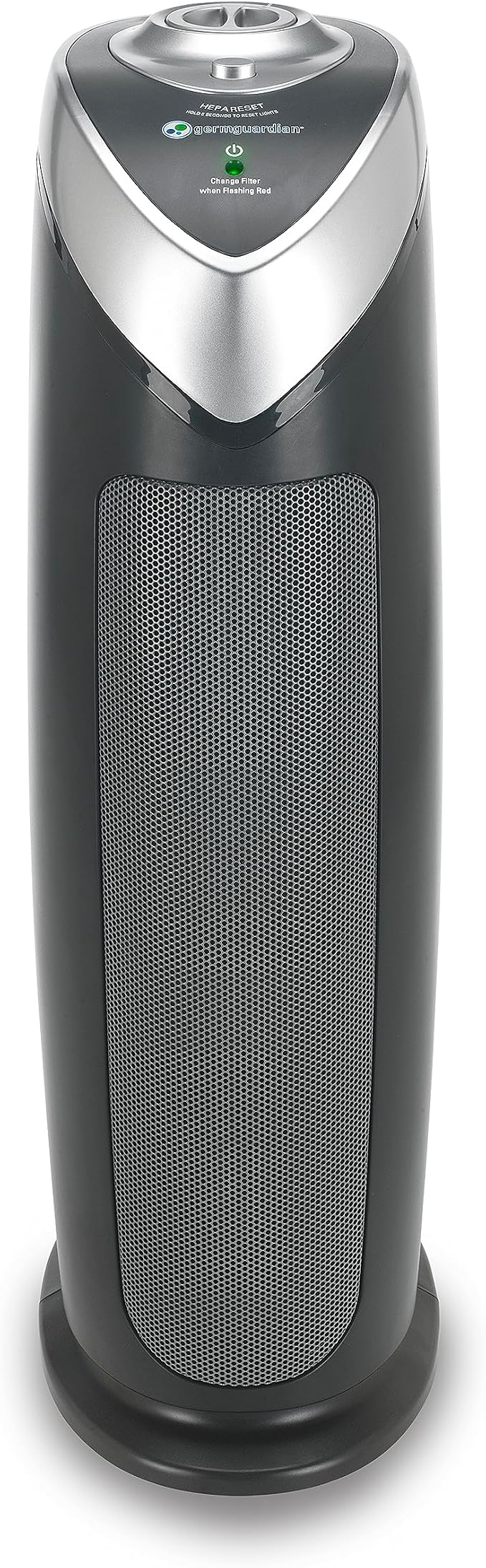 GermGuardian Air Purifier with HEPA 13 Filter, for Home, Bedroom, Allergies, Pet Hair, Removes 99.97% of Pollutants, Covers Large Room up to 740 Sq. Foot Room in 1 Hr, 22", Gray, AC4820
