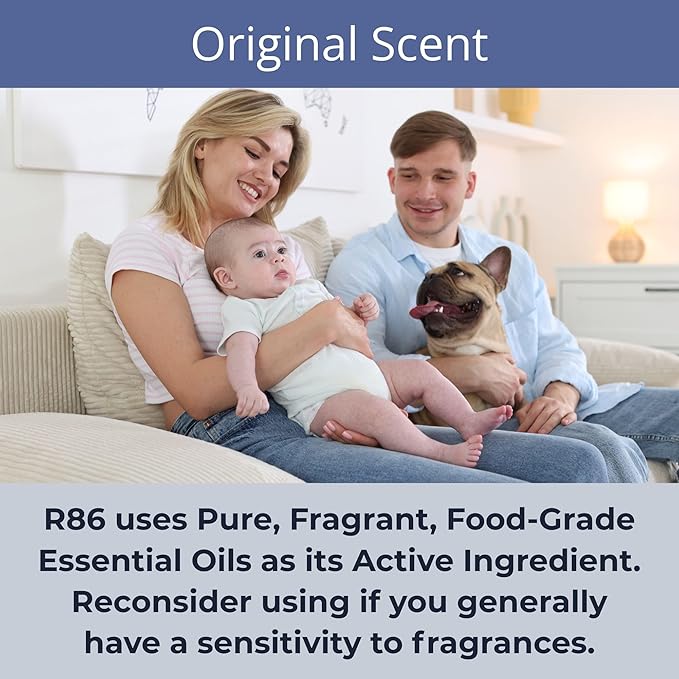 R86 Pet Odor Eliminator, Removes Odor from Litter Boxes, Carpet, and Hard Surfaces, Even Removes Skunk Smell from Cats & Dogs, Plant Based Formula, Use Wet or Dry, Hypoallergenic & Biodegradable